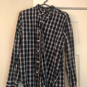 Plaid J Crew button down